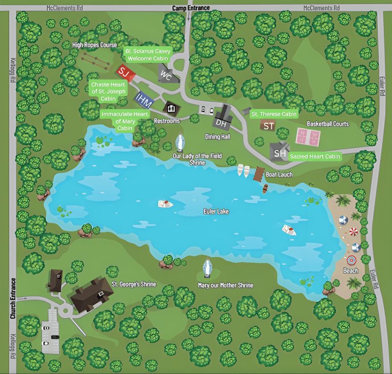 Unstretched Map of OLF with Cabin Names (1)